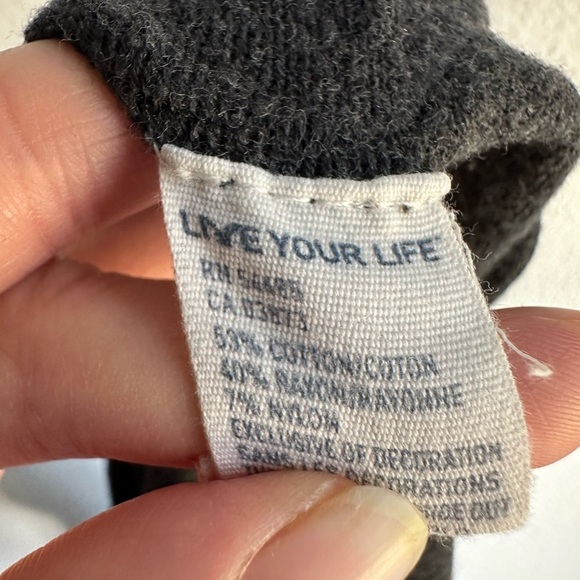 American eagle size medium  Gray Long Sleeve Top - Picture 6 of 6